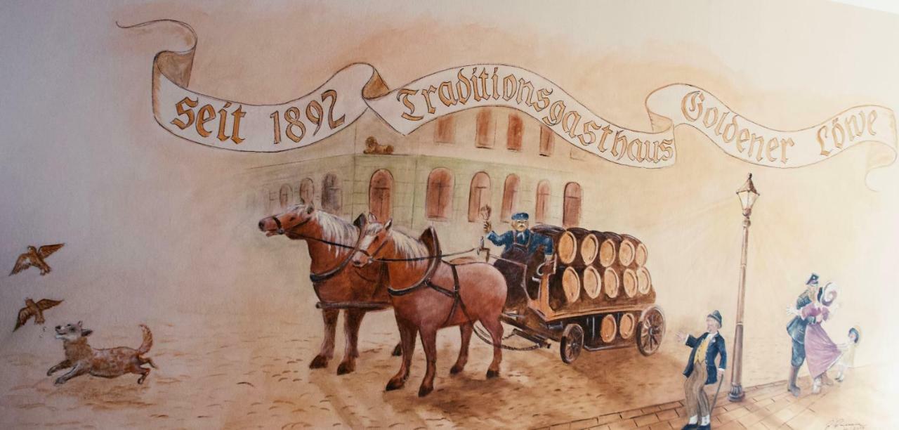 Traditionsgasthaus Goldener Loewe Riesa Restaurant & Pension Zewnętrze zdjęcie